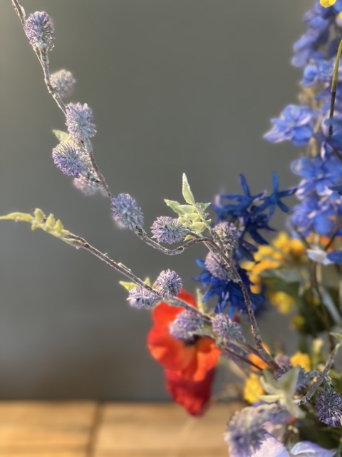 Kunstbloemen - Zijden Bloemen Boeket - 75cm - Plukboeket - Veldbloemen