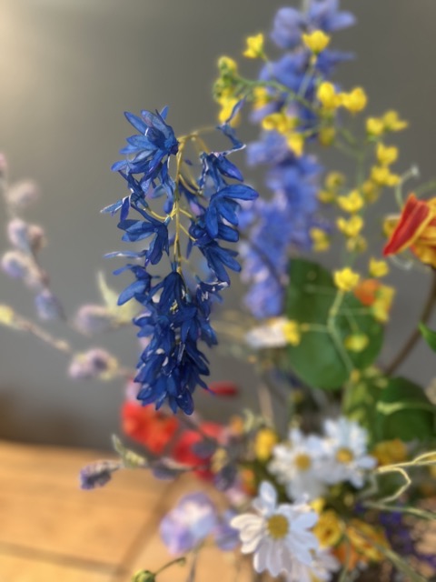 Kunstbloemen - Zijden Bloemen Boeket - 75cm - Plukboeket - Veldbloemen