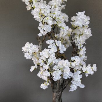 Kunst bloesemboom - Kunstboom - WIT - 75cm - Voor Binnen - Nieuwe Fluffy