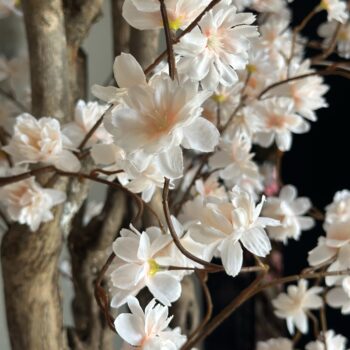 Kunst bloesemboom - Kunstboom - 150cm - Crème heel zacht roze  - Voor binnen - Rituals