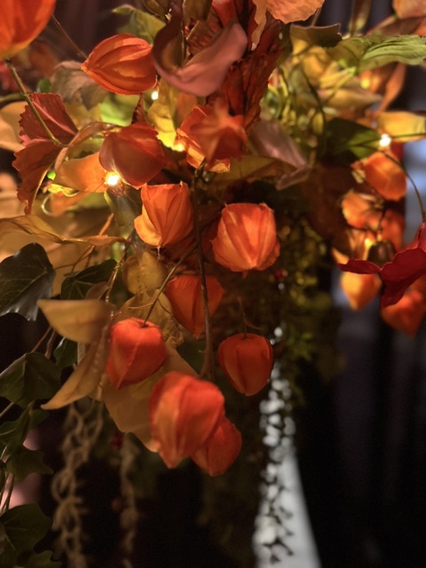 Hanging basket - winter - incl. verlichting