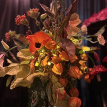 Hanging basket - winter - incl. verlichting