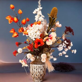 Kunstbloemen - Herfst bloemen boeket - 75cm