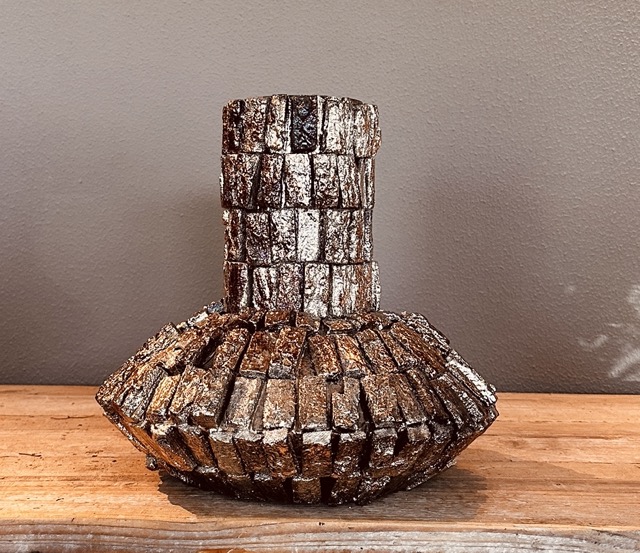 Eric Kuster stijl vaas met Franse Parrot kunsttulpen – Luxe kunstbloemen