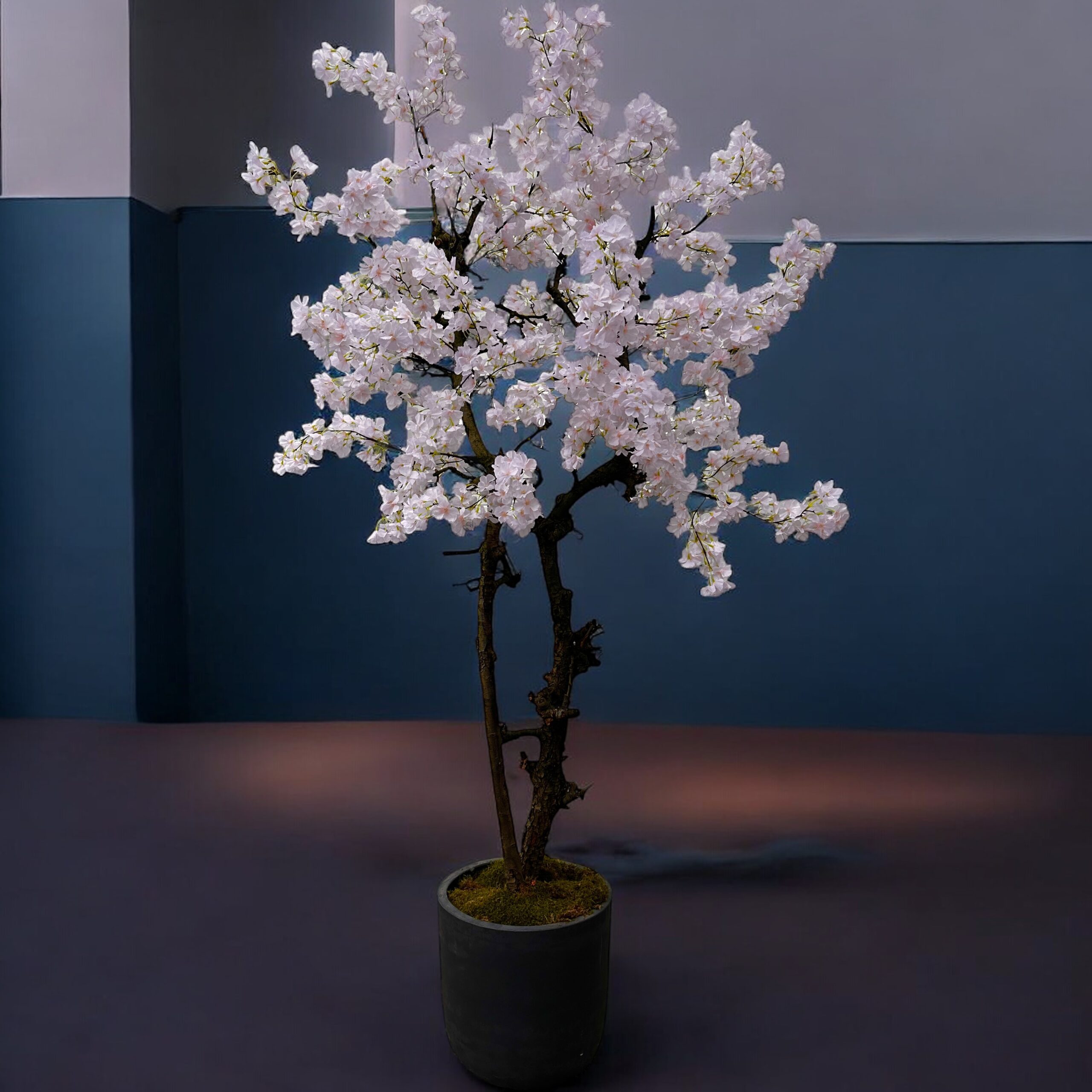 Hoge Kunstbloesemboom 240 cm – Handgemaakt & Kant-en-Klaar - Gratis geleverd