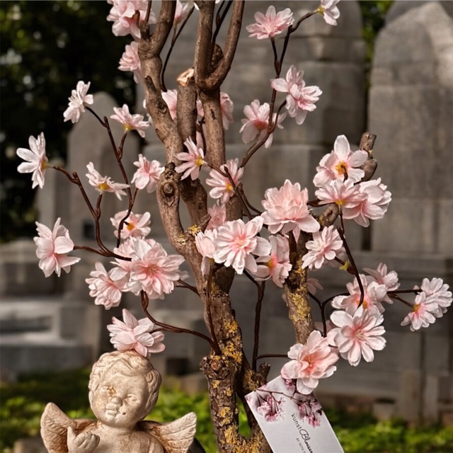 Kunstbloesemboom - Engel van Vrede – Bloesem vol Hoop - graf