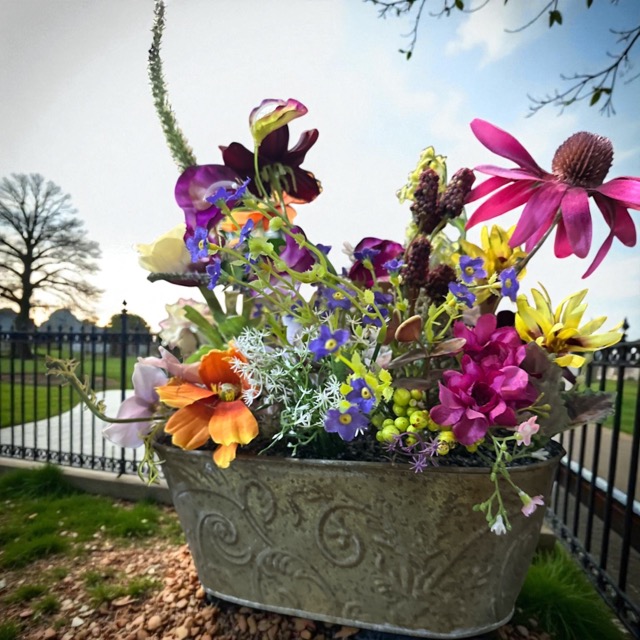 Kunstbloemen - Kunstbloemstuk – Buiten & Gedenkplek