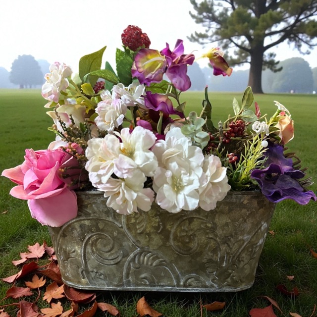 Kunstbloemen - Kunstbloemstuk – Buiten & Gedenkplek