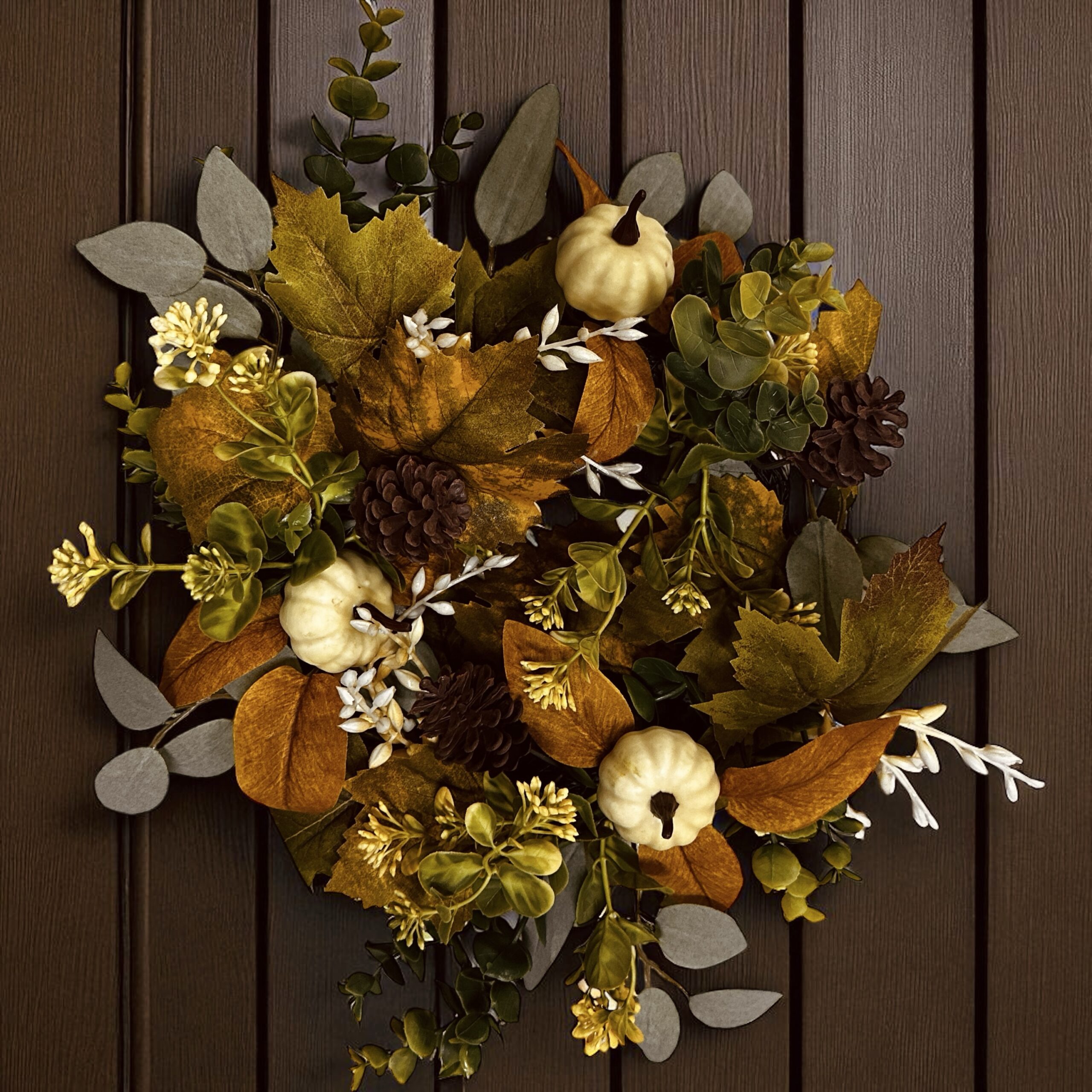 Herfstkrans – herfst decoratie – Deurkrans - 35 cm